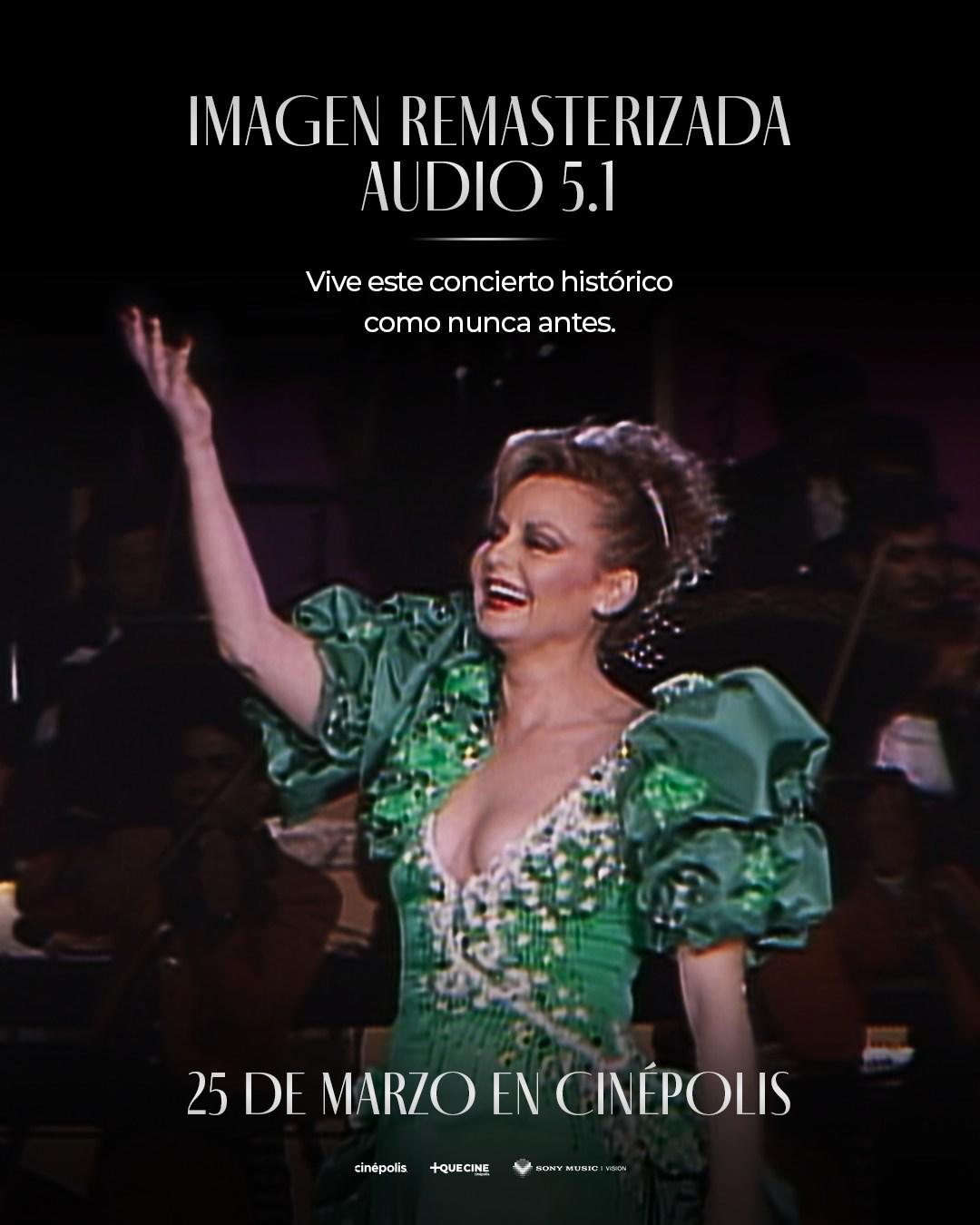 $!Cinépolis proyectará el último concierto de Rocío Dúrcal en el Auditorio Nacional