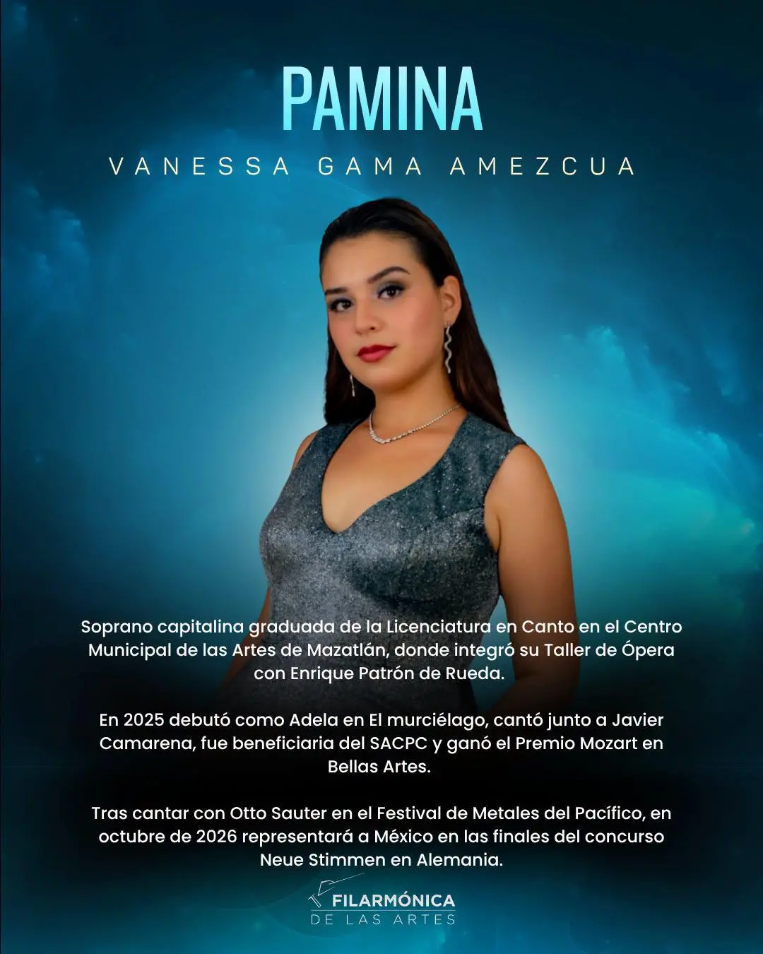 $!En el montaje encarna el rol de Pamina.