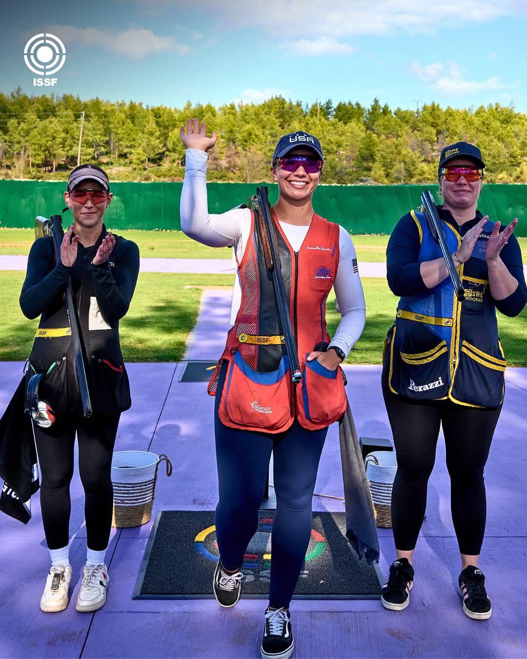 $!Gabriela Rodríguez gana plata histórica en el Mundial de Tiro Deportivo en Grecia
