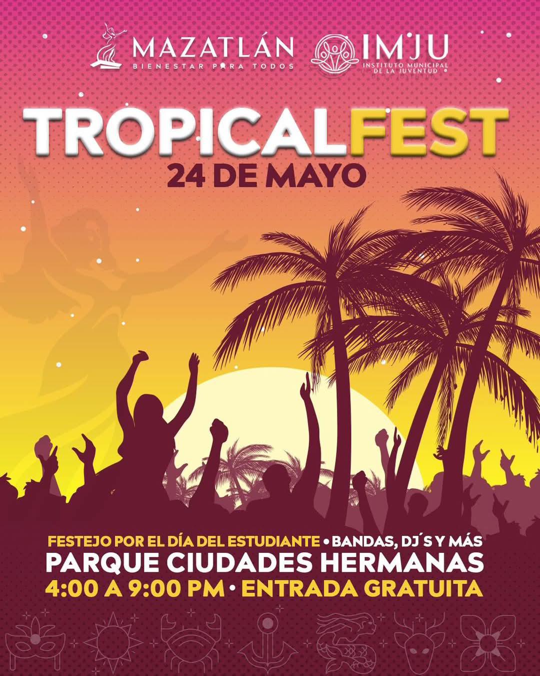 $!Alista IMJU Festival ‘Tropical Fest’ para celebrar el Día del Estudiante este próximo 24