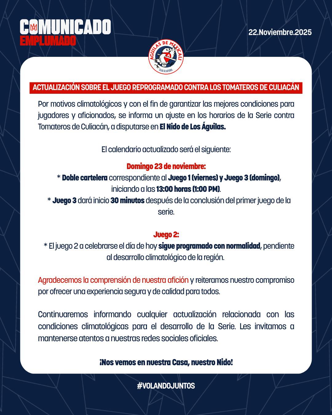 $!Lluvia sigue afectando la serie Tomateros vs Águilas en Mexicali