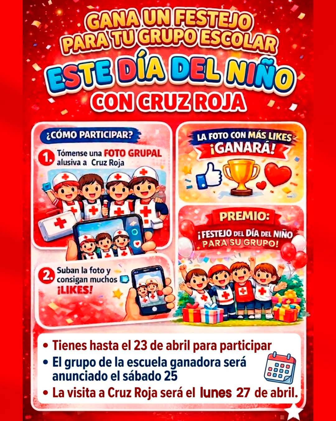 $!Invitan Cruz Roja y Bomberos Mazatlán a su festejo del Día del Niño