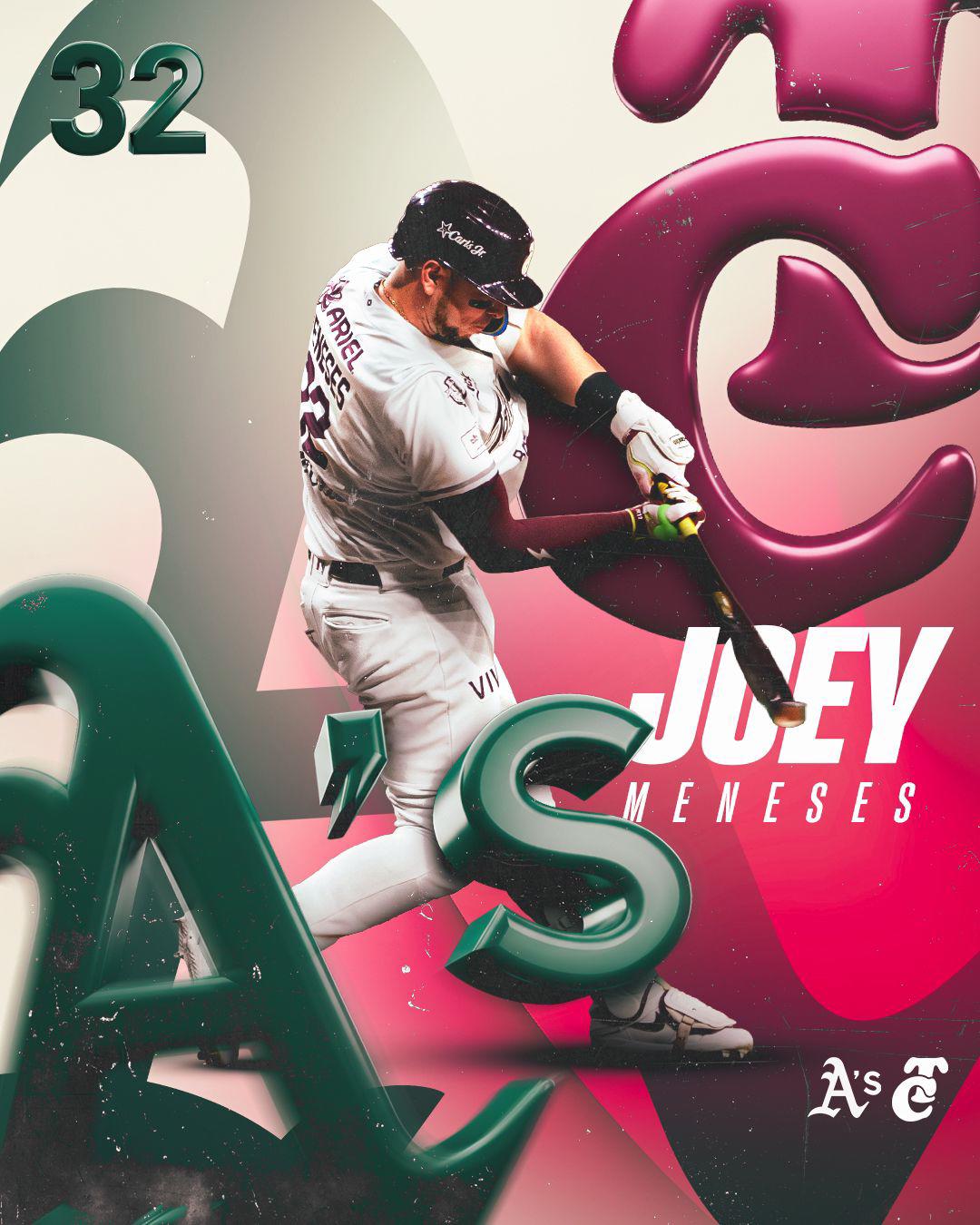 $!Joey Meneses buscará otra oportunidad en las Mayores, al firmar con Atléticos