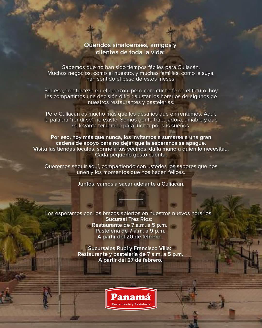 $!Recorta Panamá horarios de algunas de sus sucursales en Mazatlán y Culiacán