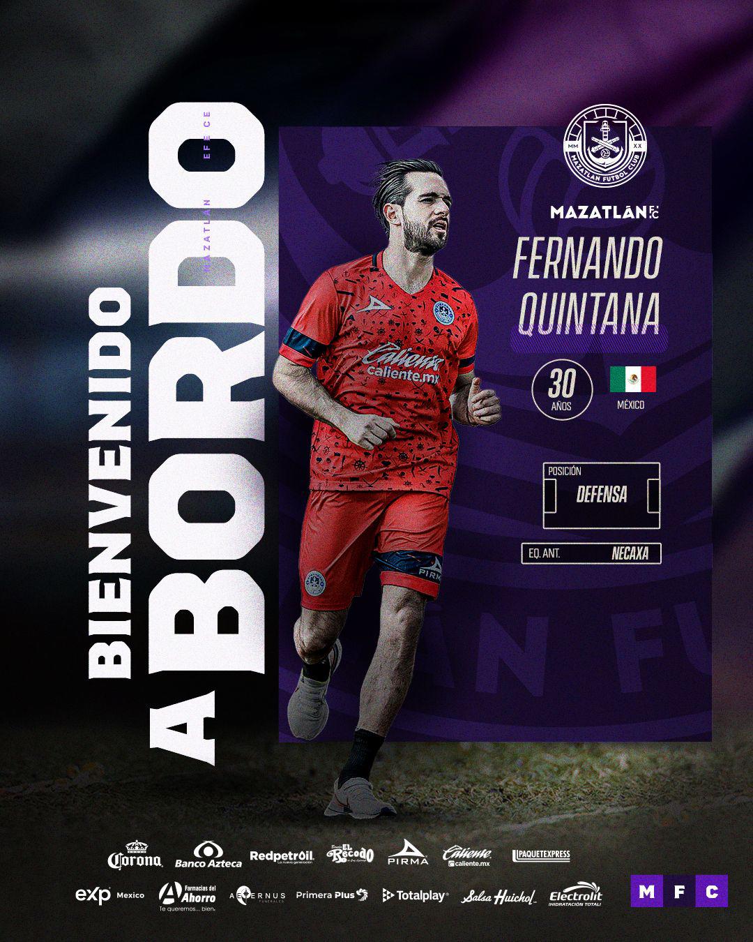 $!Luis Fernando Quintana se integra a Mazatlán FC