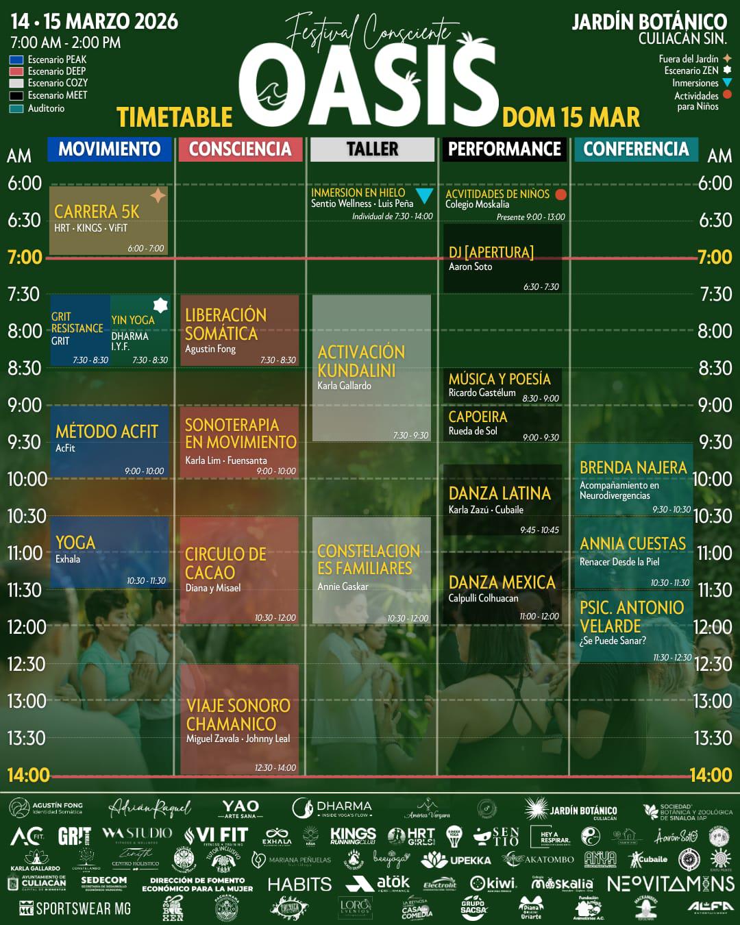 $!Buscan fortalecer bienestar y economía local con el ‘Oasis Festival Consciente 2026’