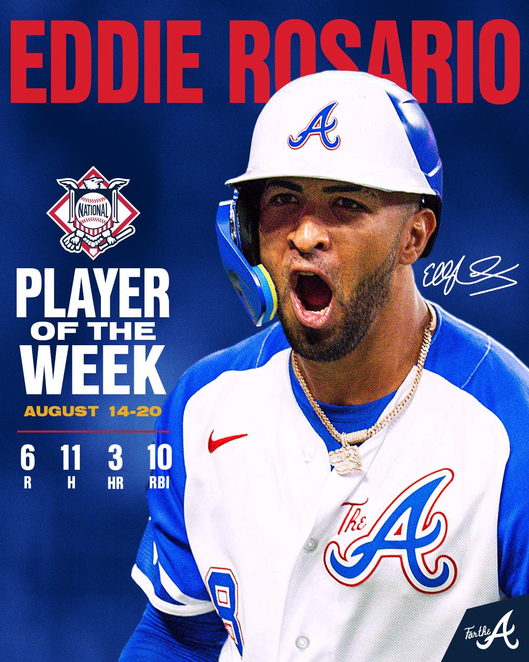 $!Julio Rodríguez y Eddie Rosario fueron los Jugadores de la Semana en las mayores