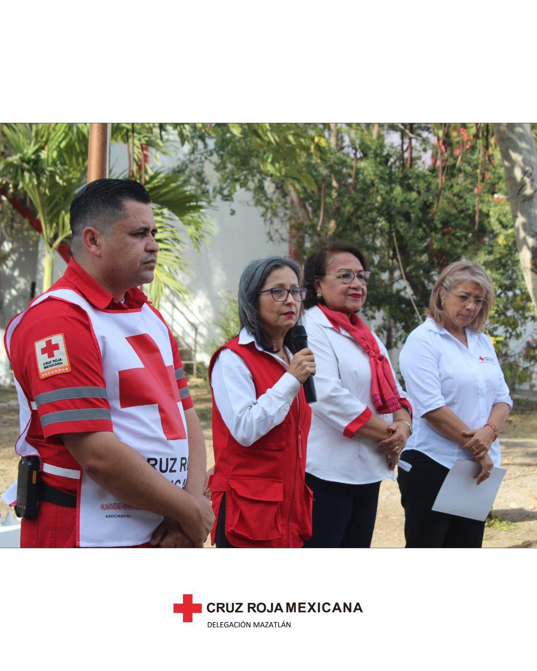 $!Delegación Mazatlán conmemora el Día Mundial de la Cruz Roja reafirmando su misión humanitaria