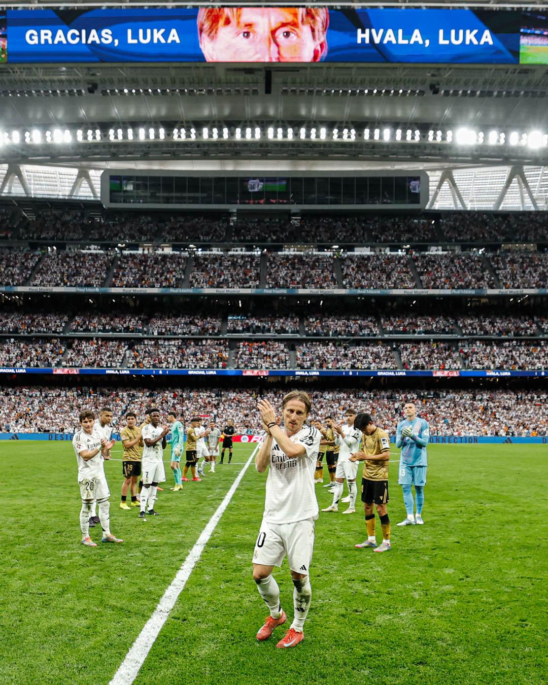 $!Real Madrid gana en el Bernabéu en despedida de Modric y Ancelotti