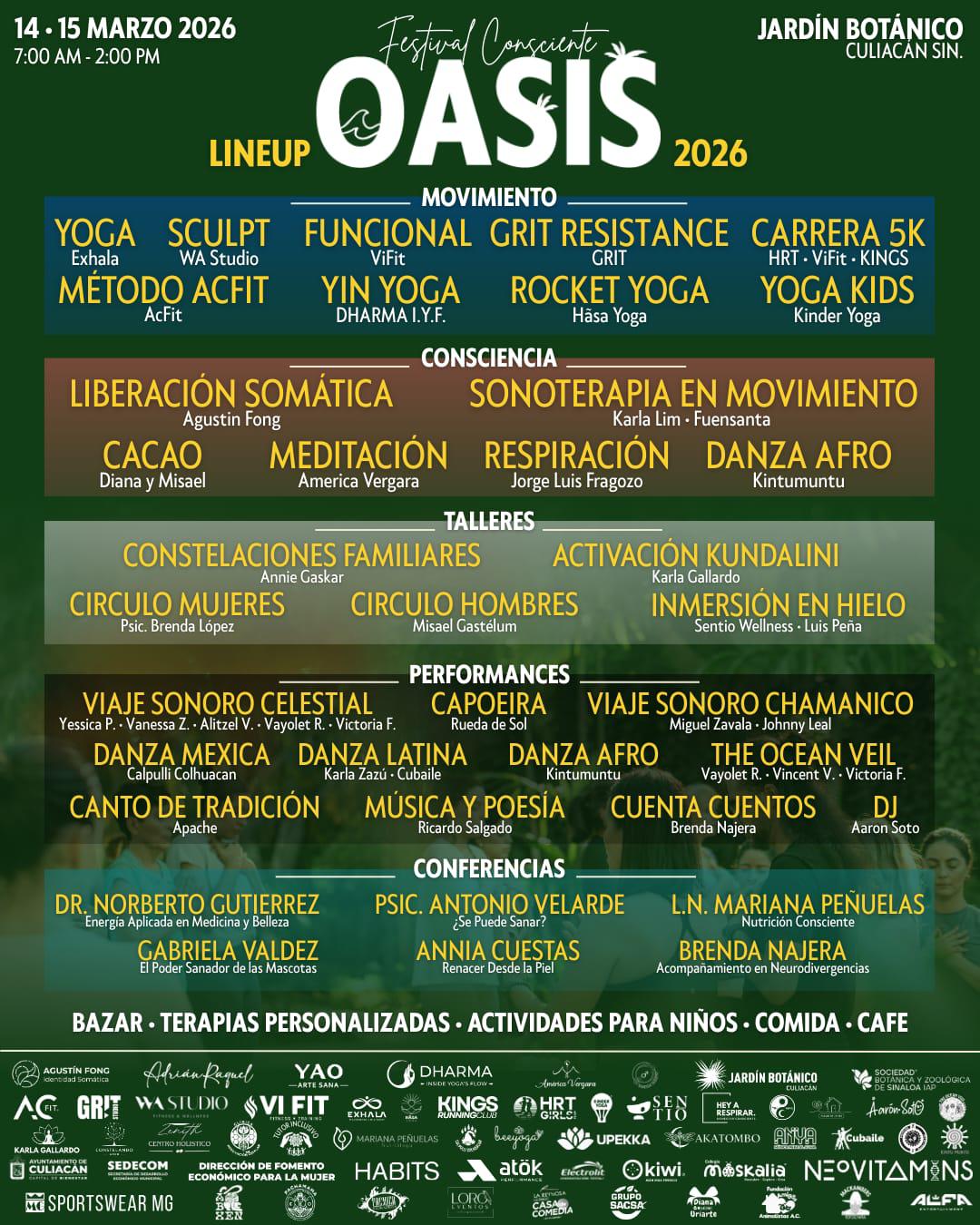 $!Buscan fortalecer bienestar y economía local con el ‘Oasis Festival Consciente 2026’