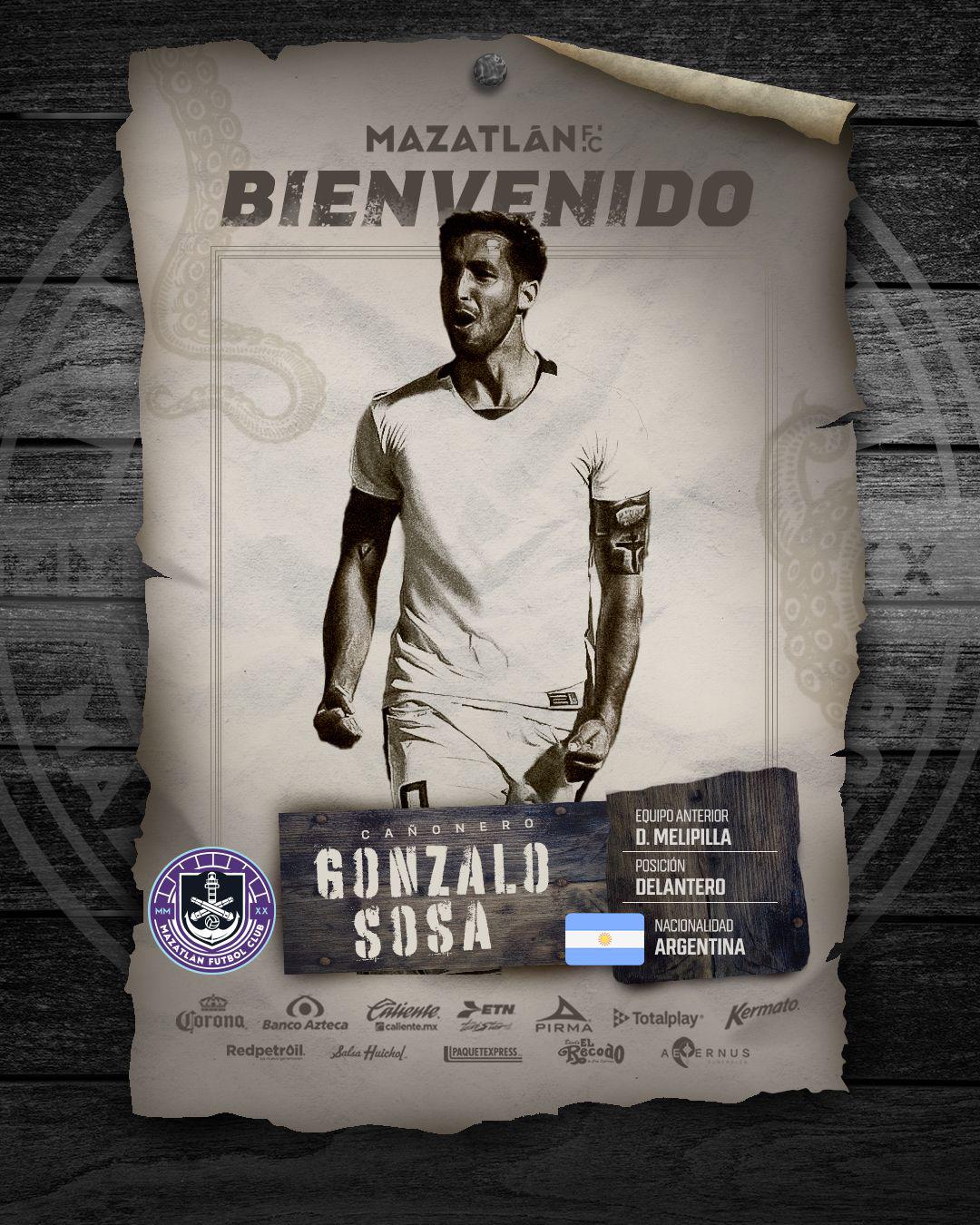 $!Gonzalo Sosa, goleador del futbol chileno, llega al Mazatlán FC