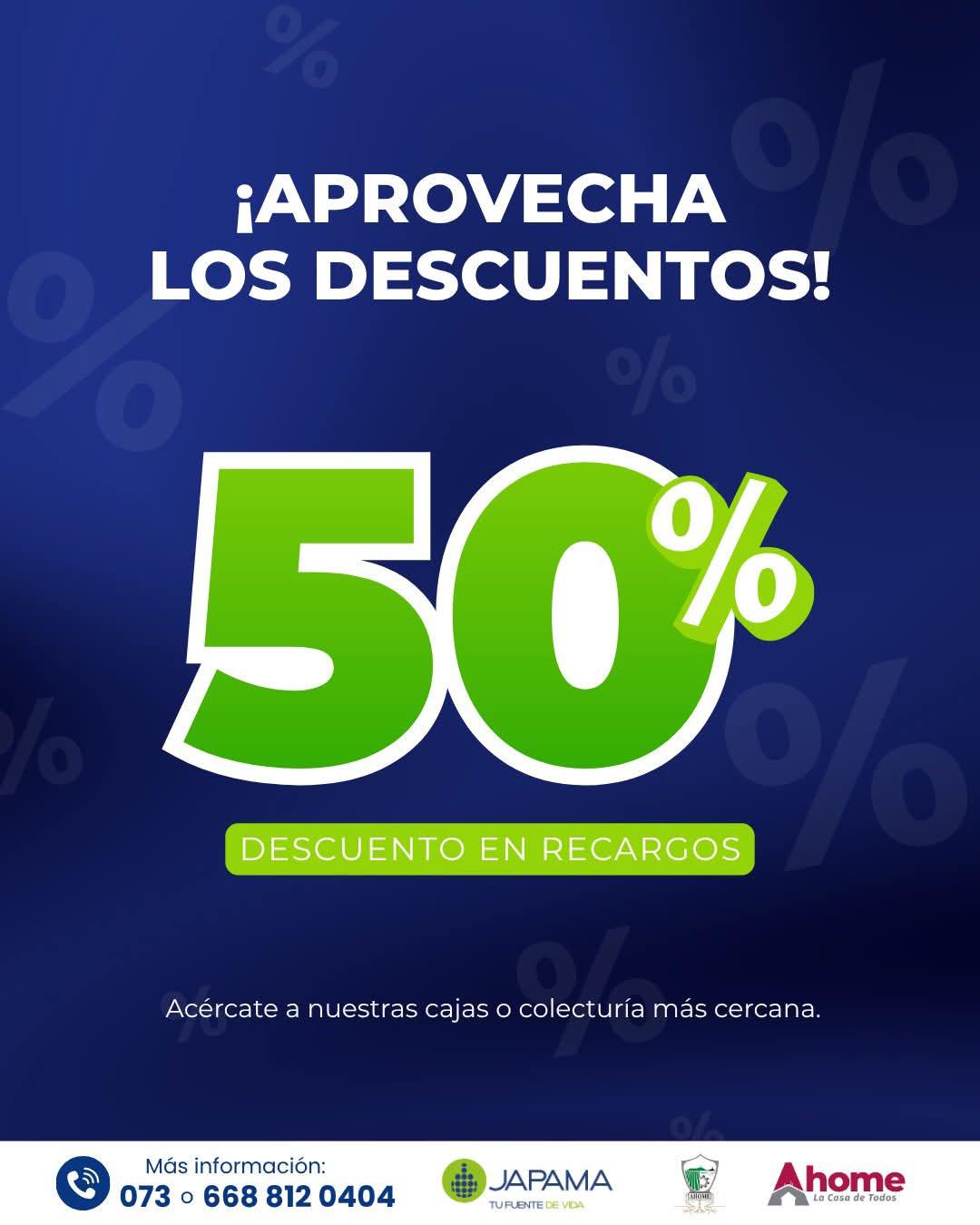 $!Anuncia Japama programa del 50% de descuento en recargos para usuarios con adeudos