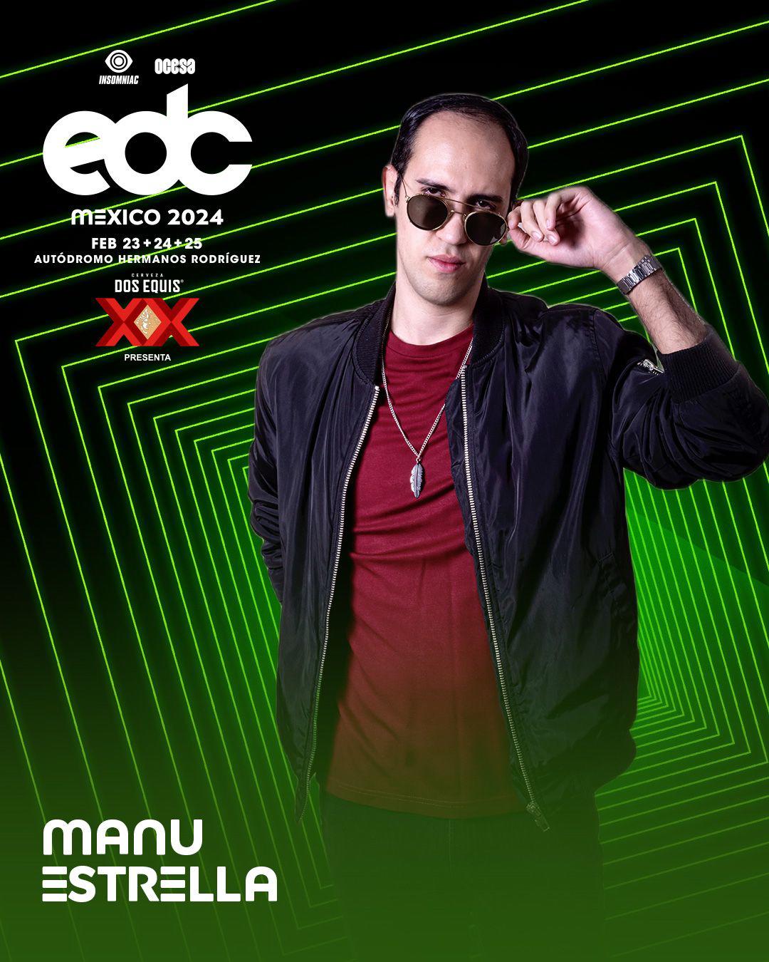 $!Debutará el DJ culiacanense Manu Estrella en el décimo aniversario del ‘EDC México 2024’