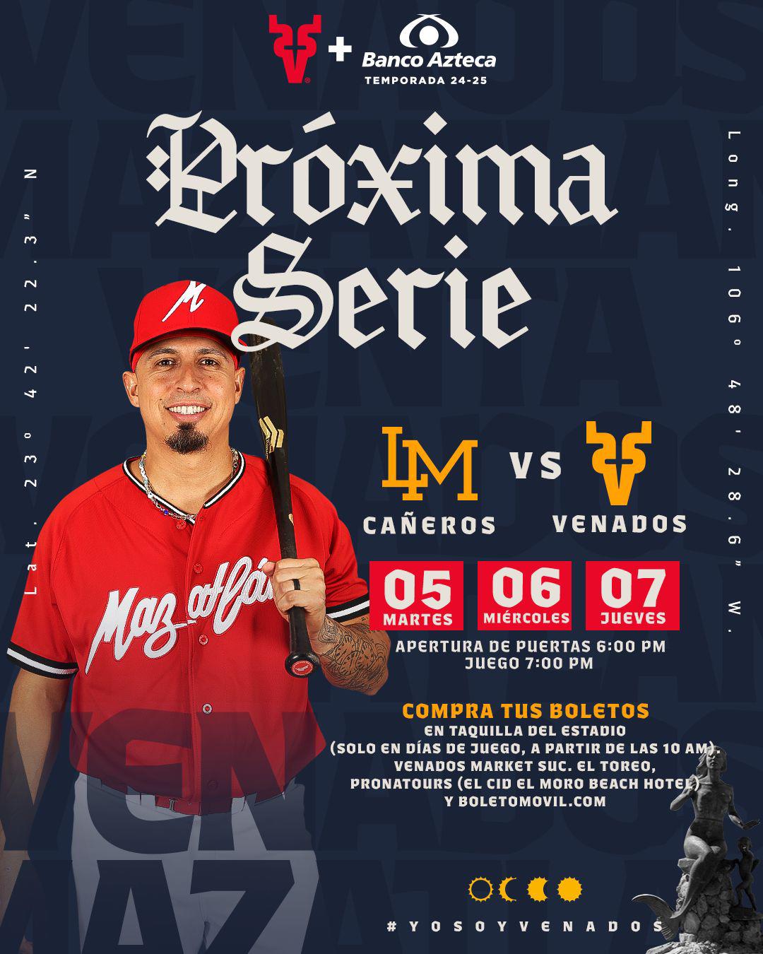 $!Venados de Mazatlán cambia el horario de sus juegos como local