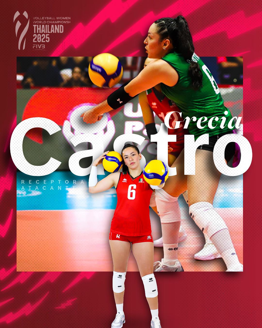 $!Grecia Castro y Melanie Parra, orgullo sinaloense, lideran el regreso de México al Mundial de Voleibol Femenino 2025