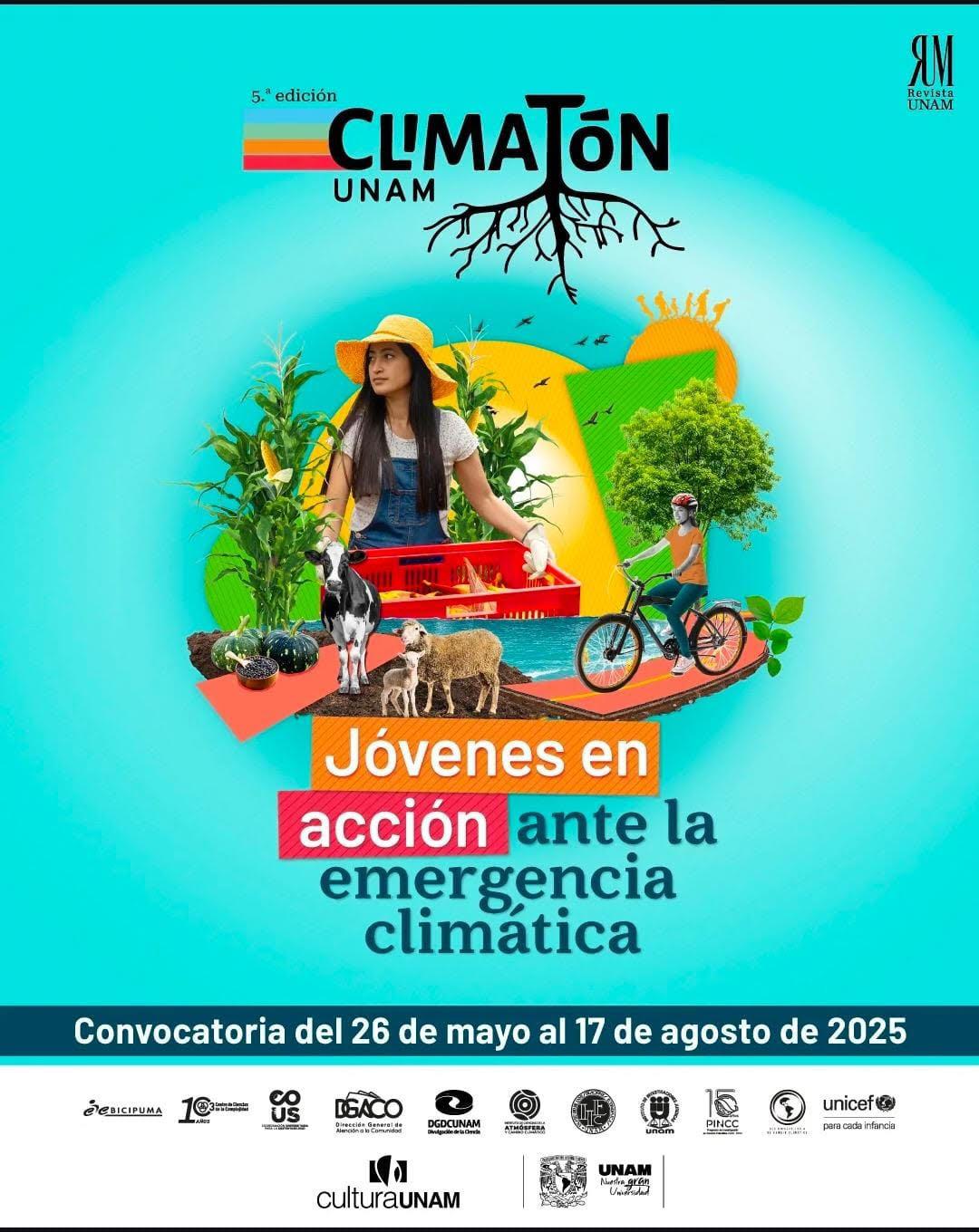 $!UNAM convoca a jóvenes ambientalistas para la quinta edición del Climatón