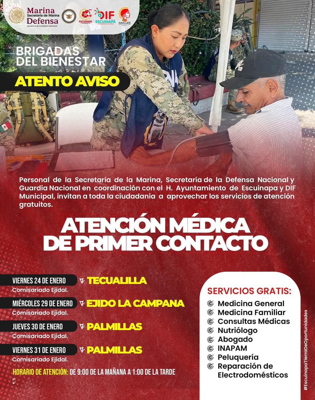 $!Invitan a la Jornada de Atención Médica de Primer Contacto en la zona sur de Escuinapa