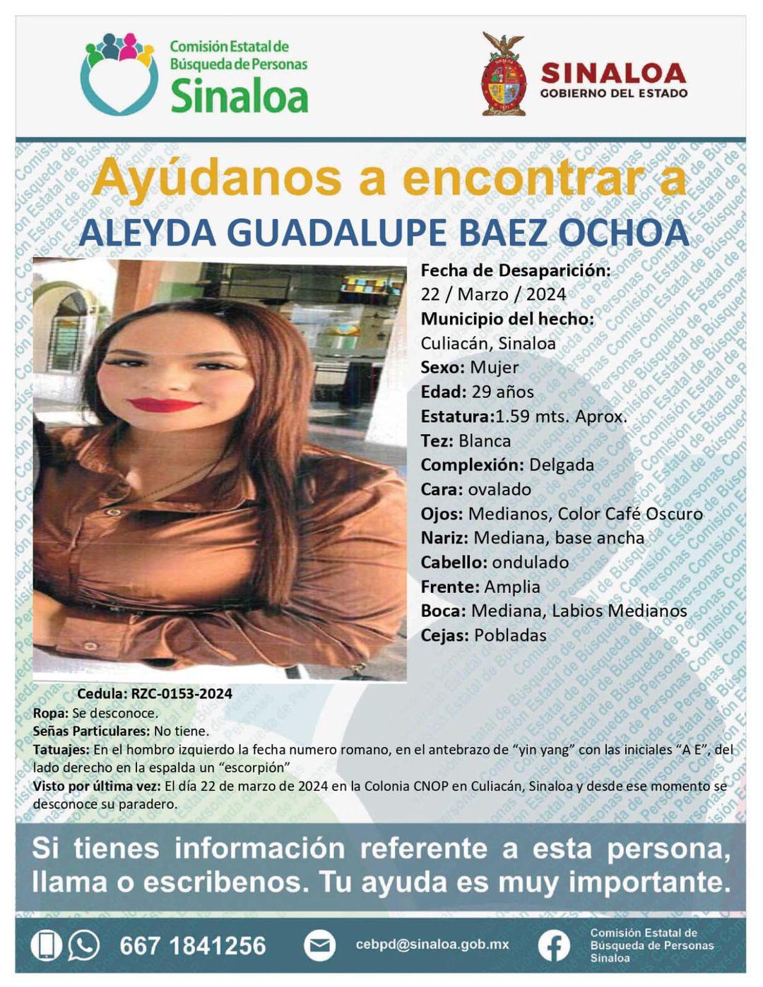 $!Son 11 las fichas que siguen activas de las personas desaparecidas el viernes 22 de marzo en Sinaloa