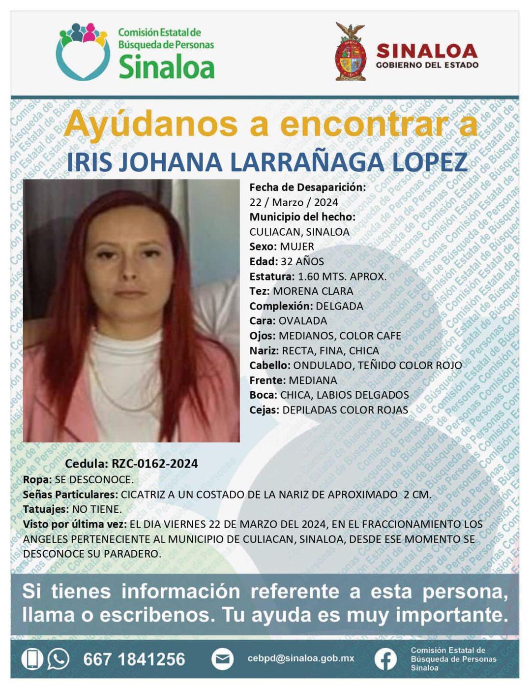 $!Son 11 las fichas que siguen activas de las personas desaparecidas el viernes 22 de marzo en Sinaloa