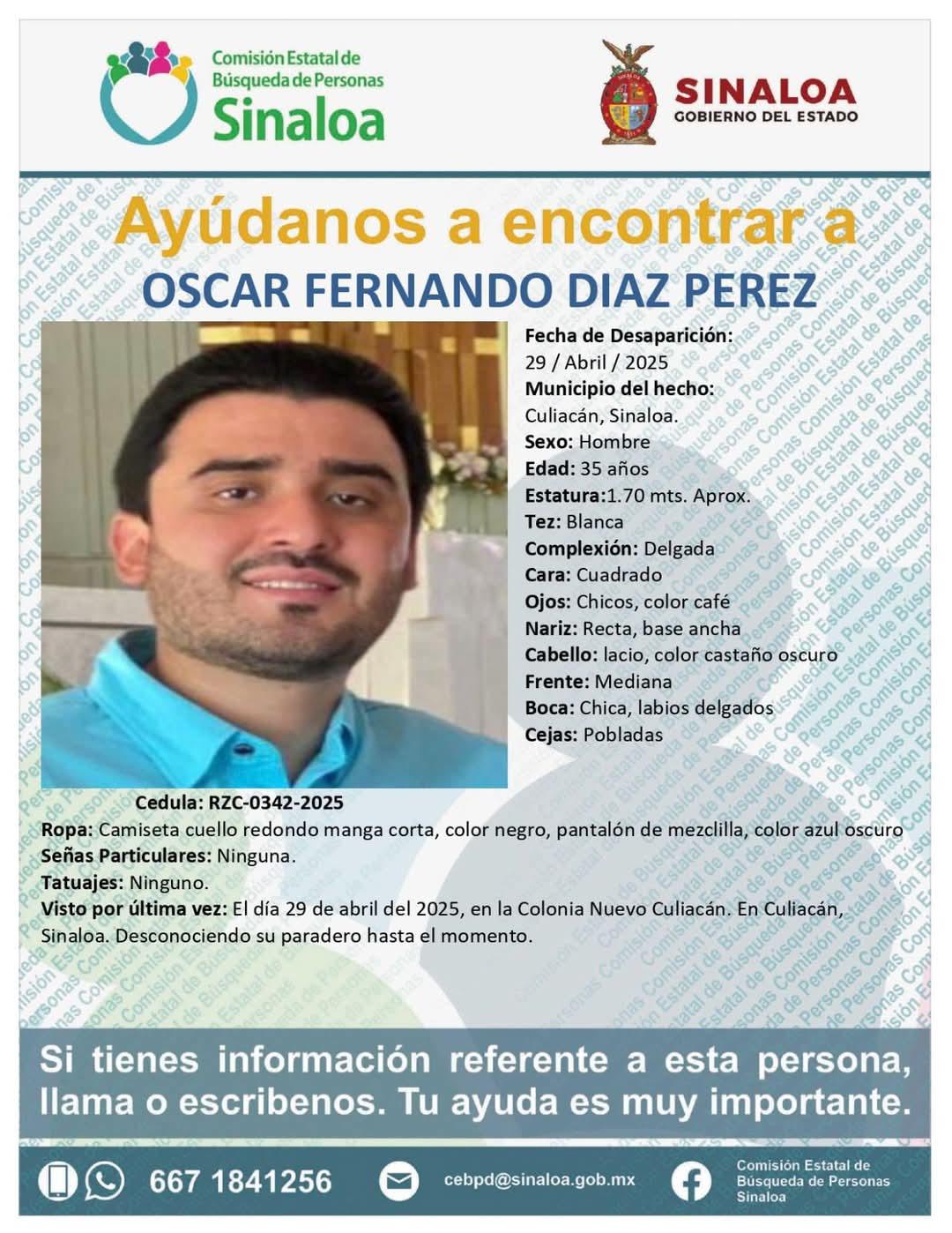 $!Buscan a tres hombres desaparecidos en distintos municipios de Sinaloa