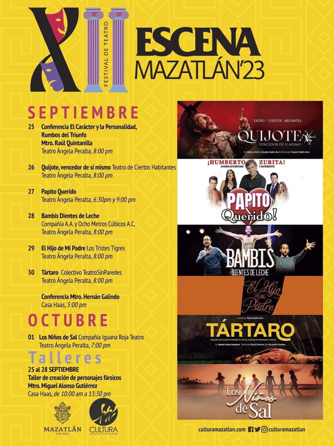 $!Este lunes inicia la 12° edición del Festival de Teatro Escena Mazatlán