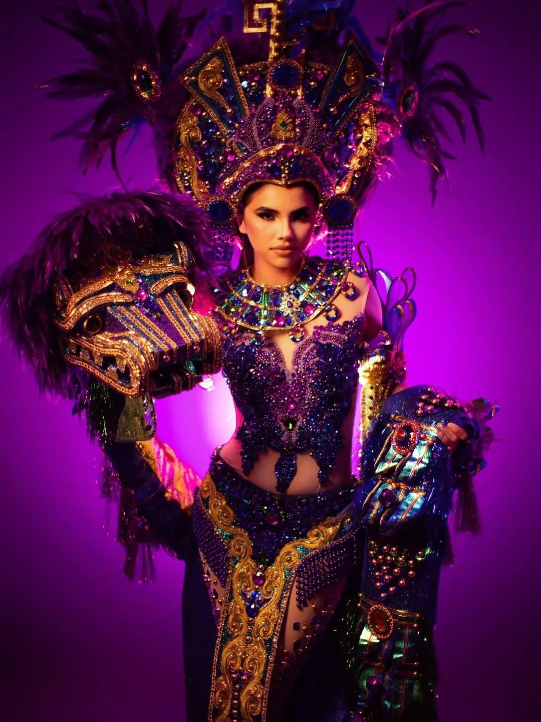 $!Carolina Ruelas, ganadora de Mejor Traje de Baño y Mejor Traje Típico, representa a Sinaloa en Miss Intercontinental.