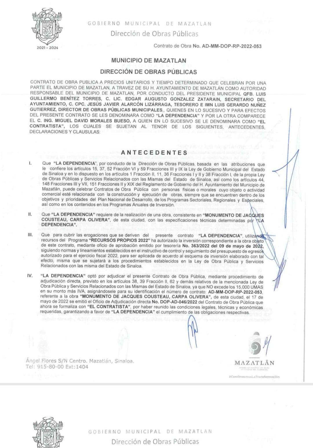 $!Monumento de Jacques Cousteau ya estaba en el Parque Central de Mazatlán, pero reubicarlo costó $1.6 millones