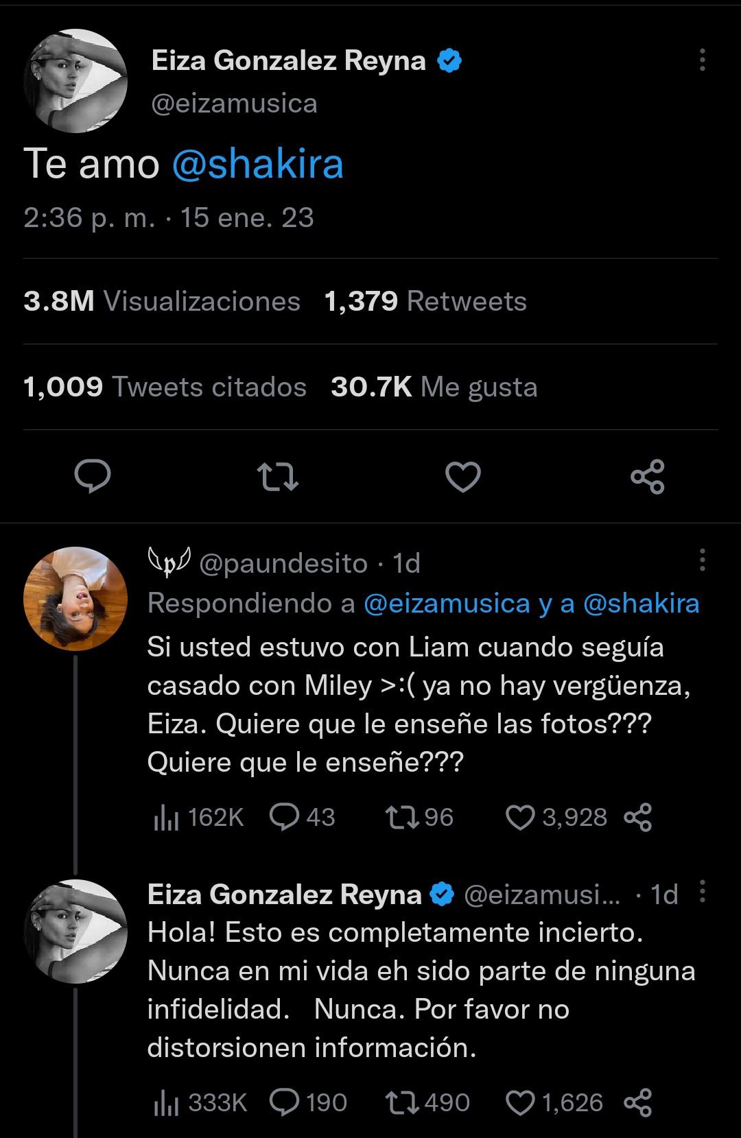$!Critican a Eiza González por apoyar a Shakira