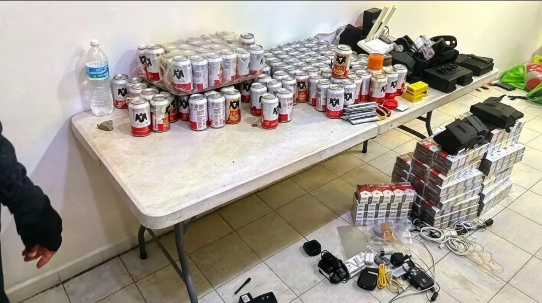 $!Aseguran arsenal, droga y granada antidisturbios en revisión al penal de Aguaruto, en Culiacán
