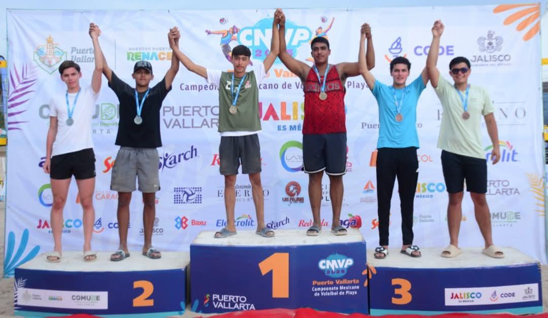 $!Villaunense Juan Espinoza, bicampeón en el Nacional de Voleibol de Playa