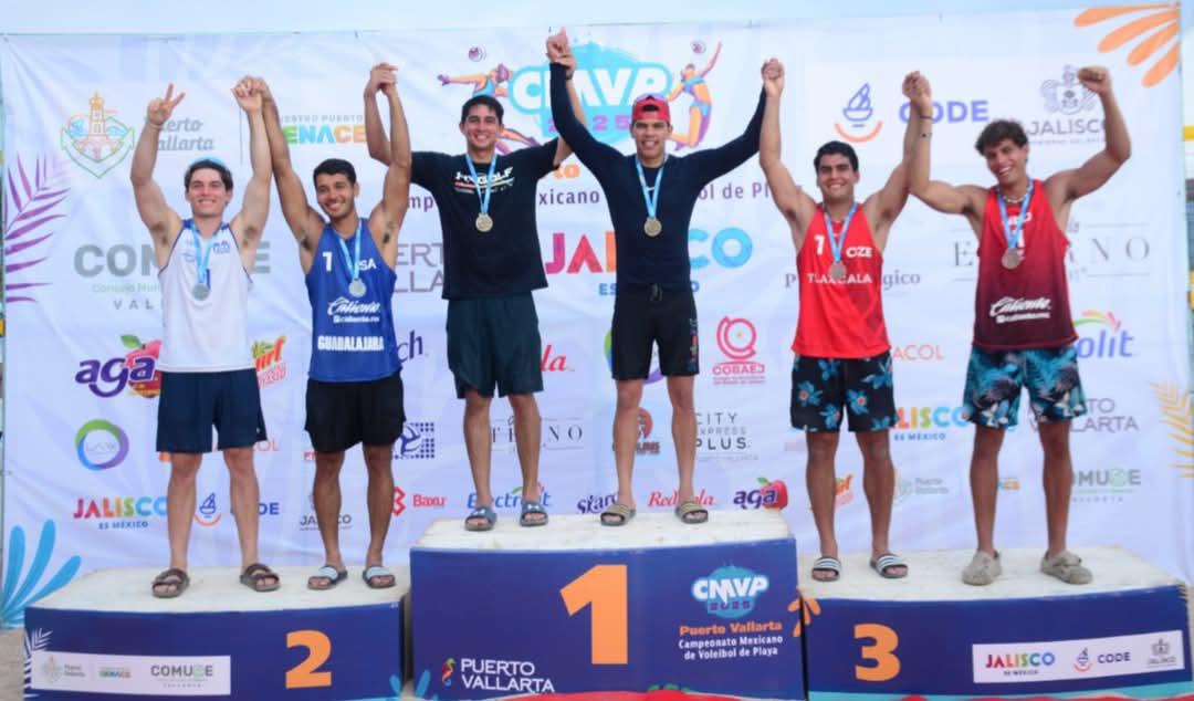 $!Villaunense Juan Espinoza, bicampeón en el Nacional de Voleibol de Playa