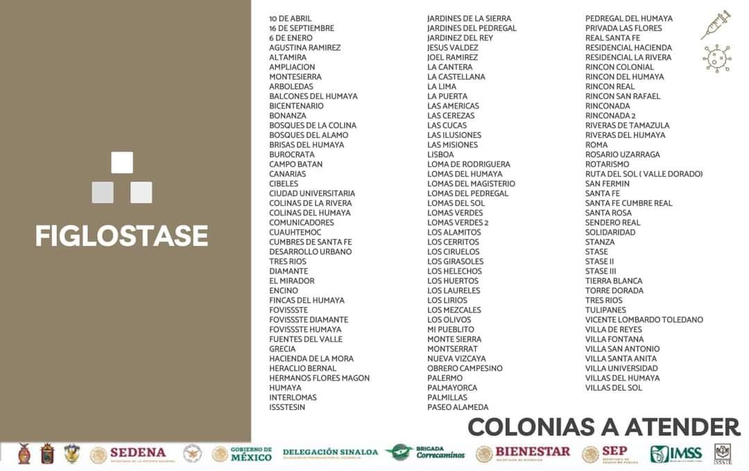 $!Del 24 al 28 de agosto aplicarán segundas dosis contra Covid a jóvenes de 18 a 29 años en Culiacán