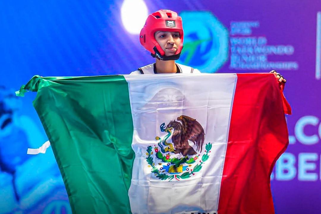 $!Guillermo Cortés y Darah Ponce brillan en el Mundial Juvenil de Taekwondo