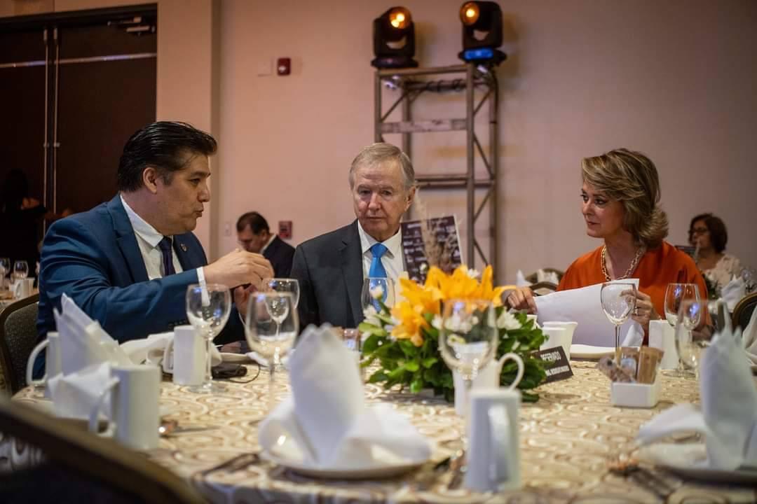 $!Adán Salazar, Rodolfo Madero y Angélica Martín de Madero.