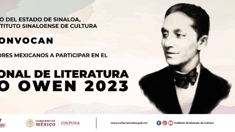 La convocatoria al Premio Nacional de Literatura Gilberto Owen cierra el 17 de marzo.
