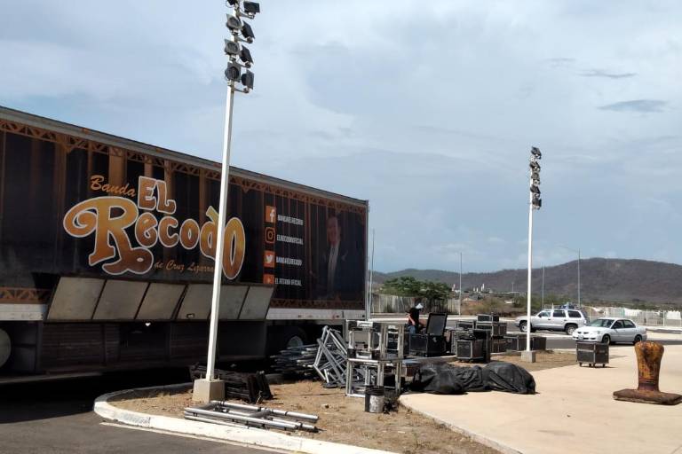 El Recodo, listo para el concierto de este miércoles en el torneo de Apertura 2022, en Mazatlán