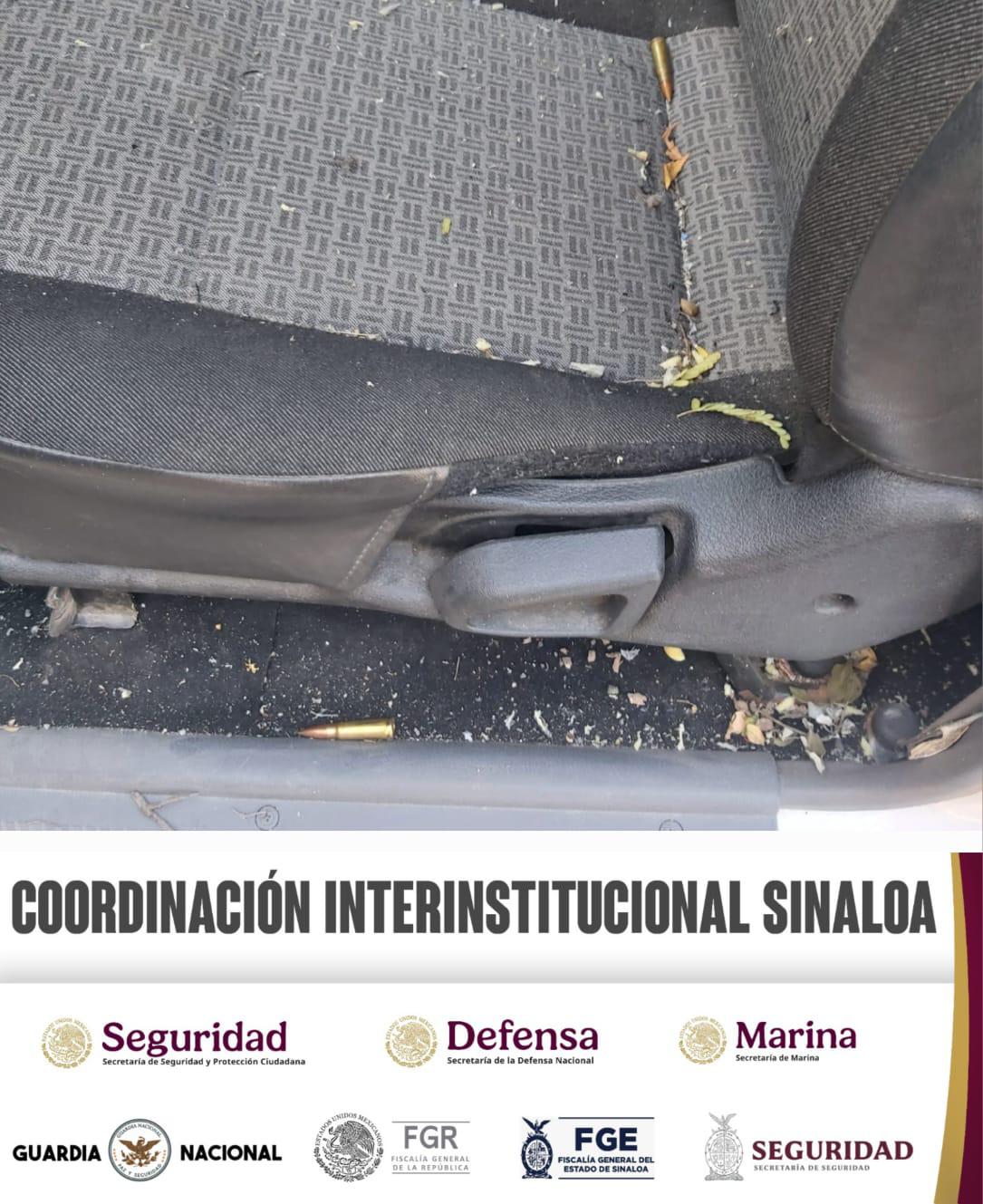 $!Aseguran vehículos y armamentos en distintos puntos de Culiacán