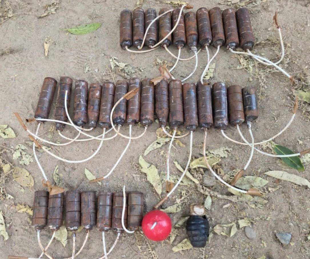 $!Destruyen 146 artefactos explosivos improvisados localizados en San Ignacio