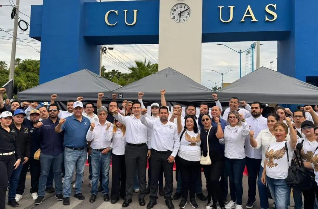 $!Paraliza la UAS labores en todo el Estado; exigen el pago de salarios y recursos federales
