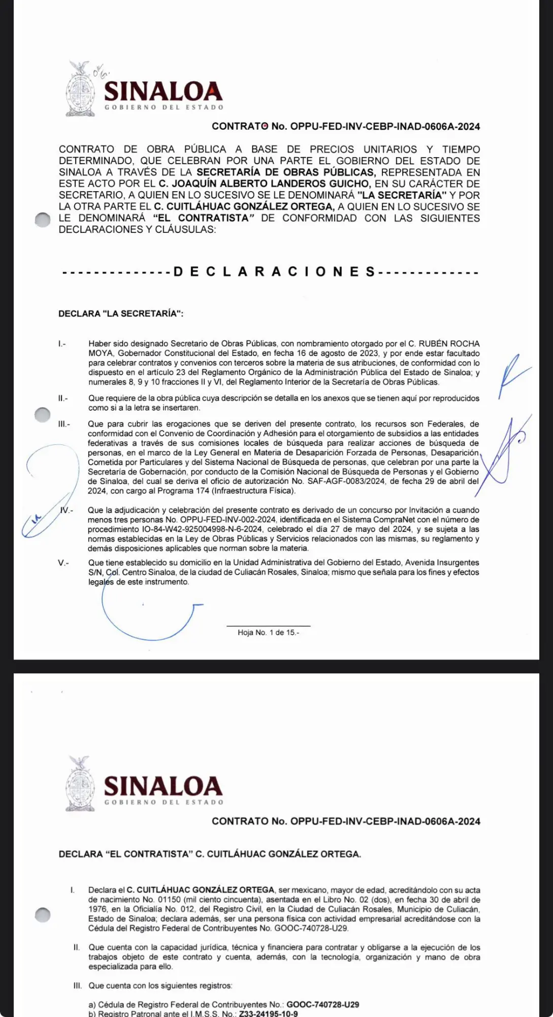 $!Ex funcionario inhabilitado por presunta corrupción reaparece como proveedor del Gobierno de Sinaloa y acumula más de $16 millones en contratos