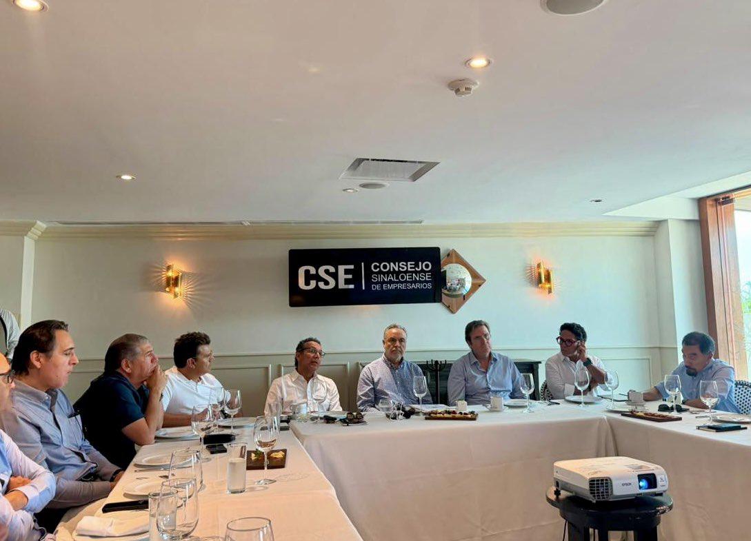 $!Empresarios de Sinaloa piden a Sheinbaum atender crisis de seguridad y económica