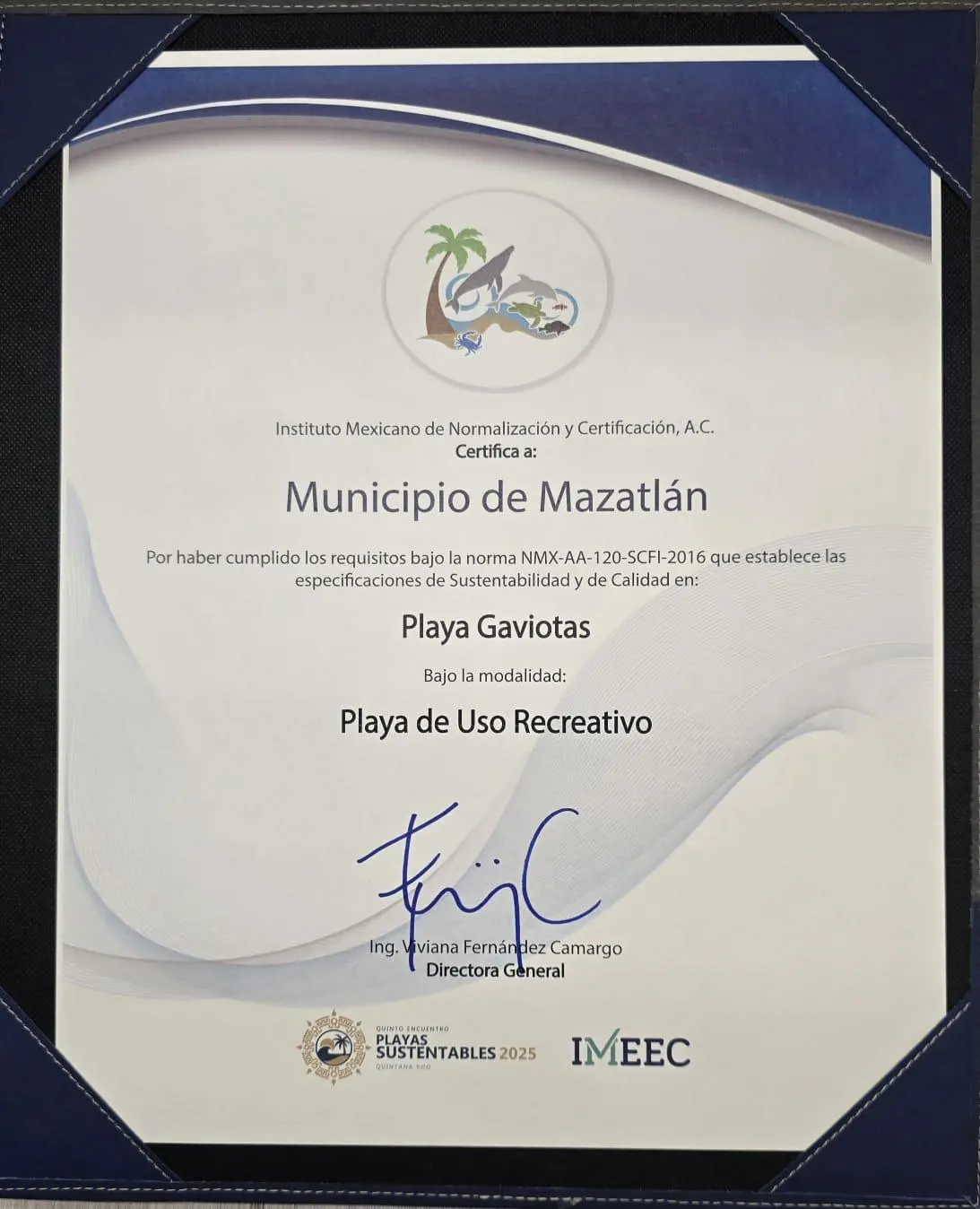 $!Reciben certificación tres playas públicas de Mazatlán