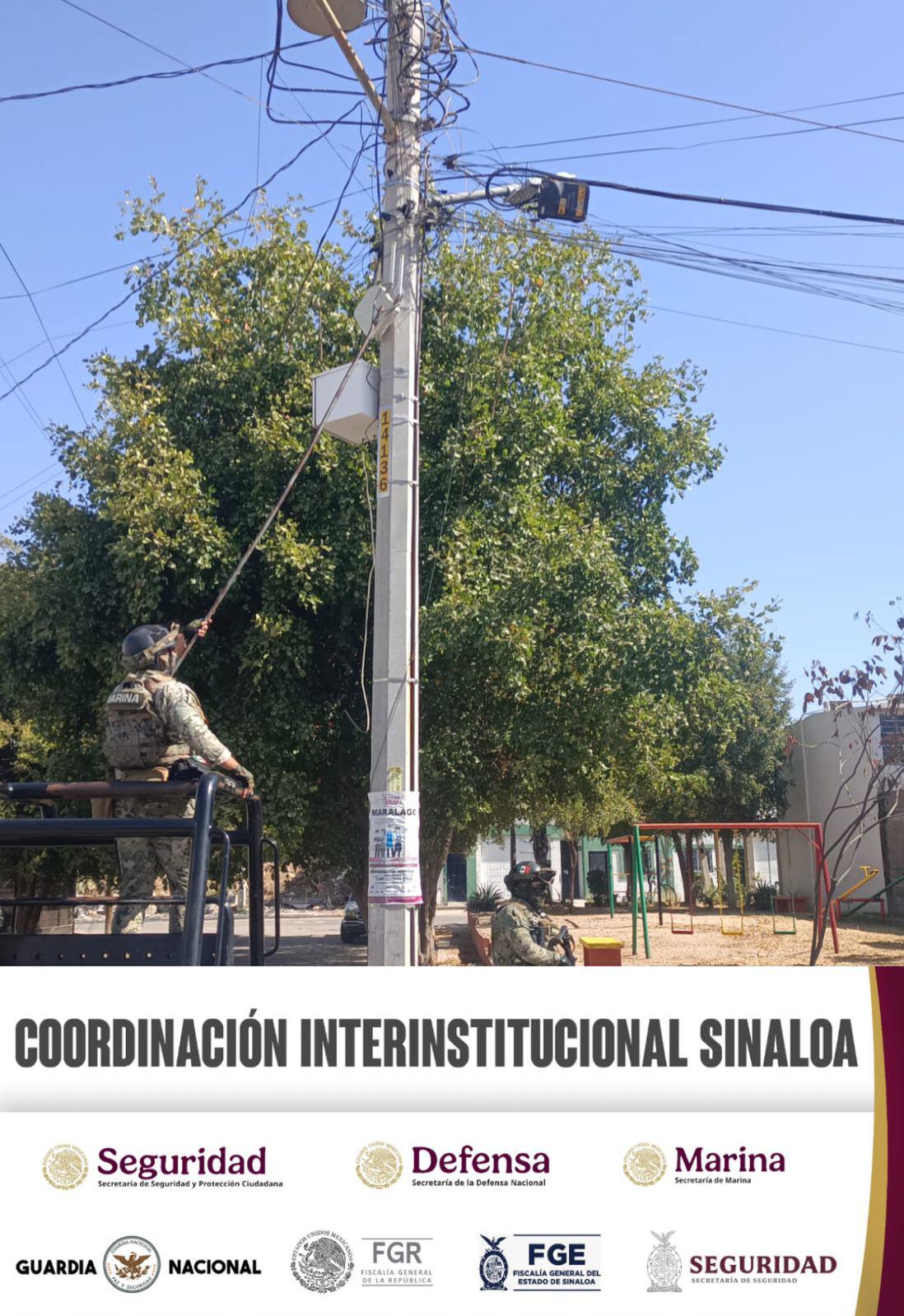 $!Retiran 20 cámaras clandestinas tras un operativo desplegado en distintas colonias de Culiacán