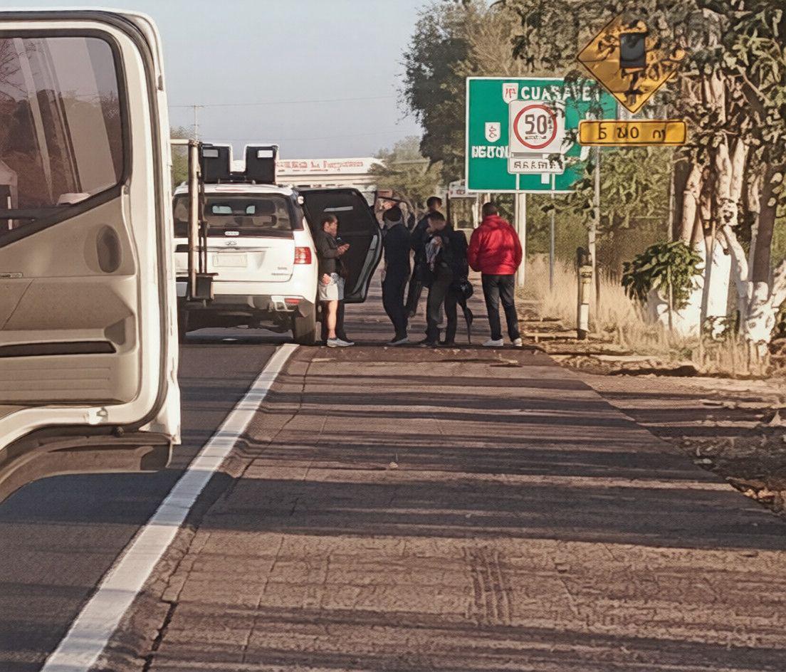 $!Atacan con ponchallantas a fuerzas federales en Angostura