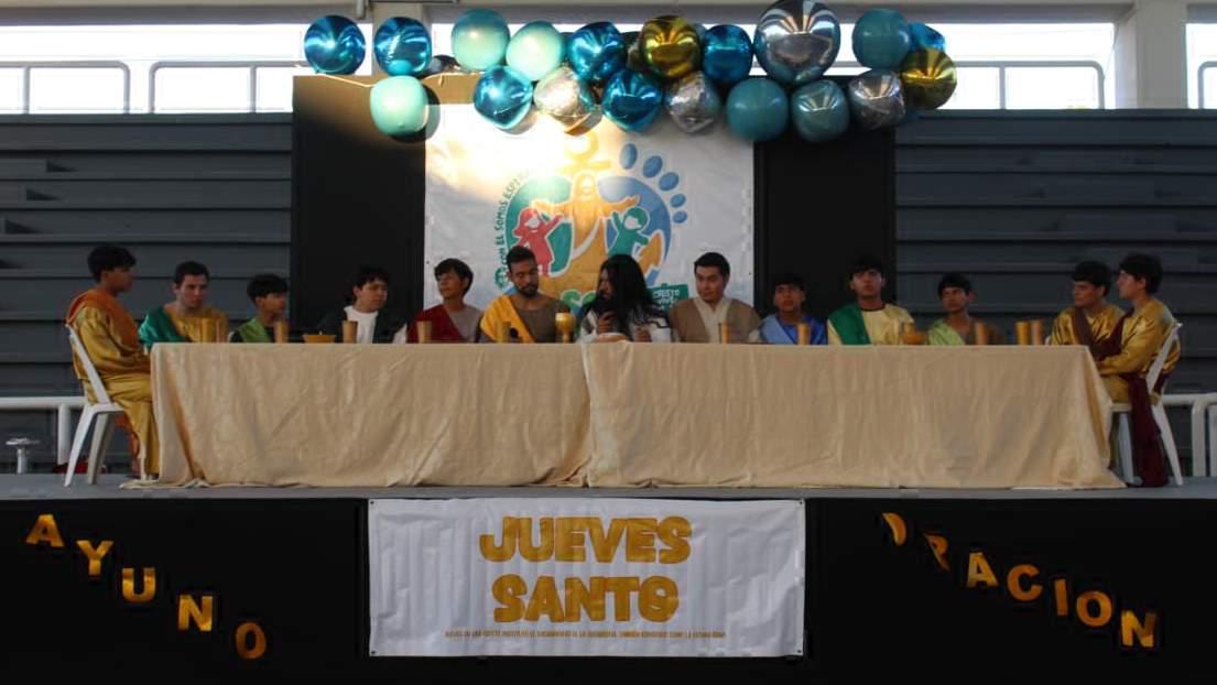 $!La escenificación de la Última Cena fue uno de los momentos más significativos del encuentro.