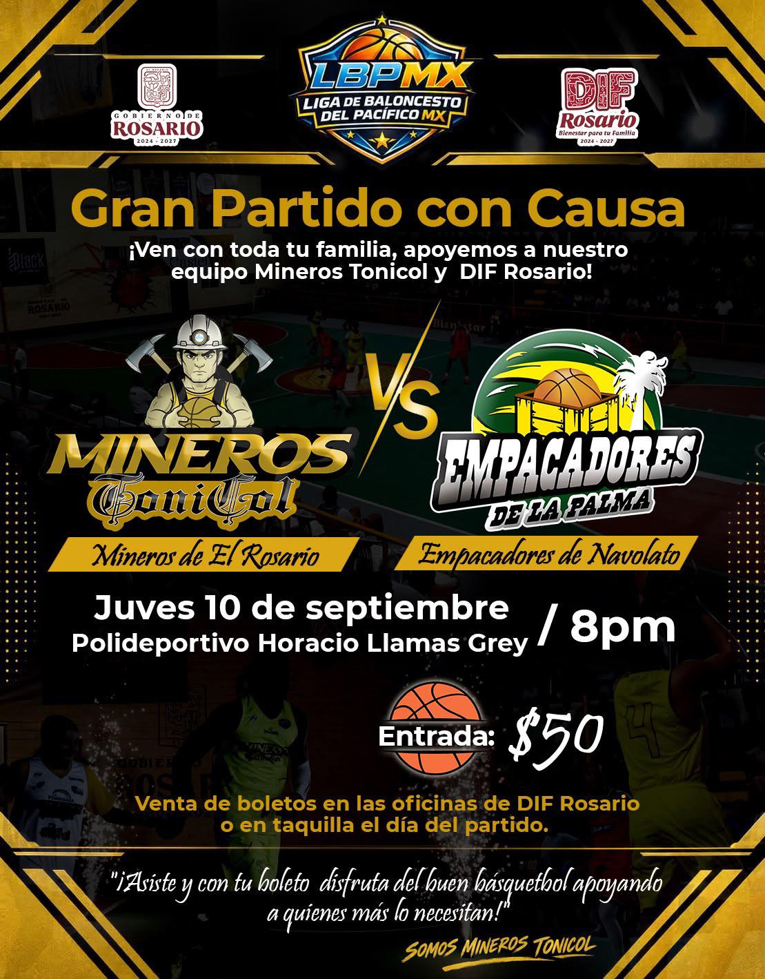 $!Invitan al juego con causa de Mineros y Empacadores en Rosario