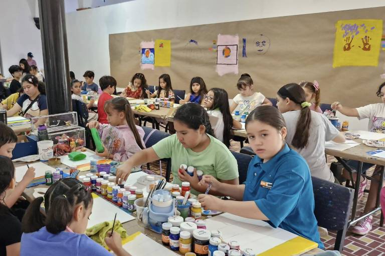 Pintan pequeños en el verano