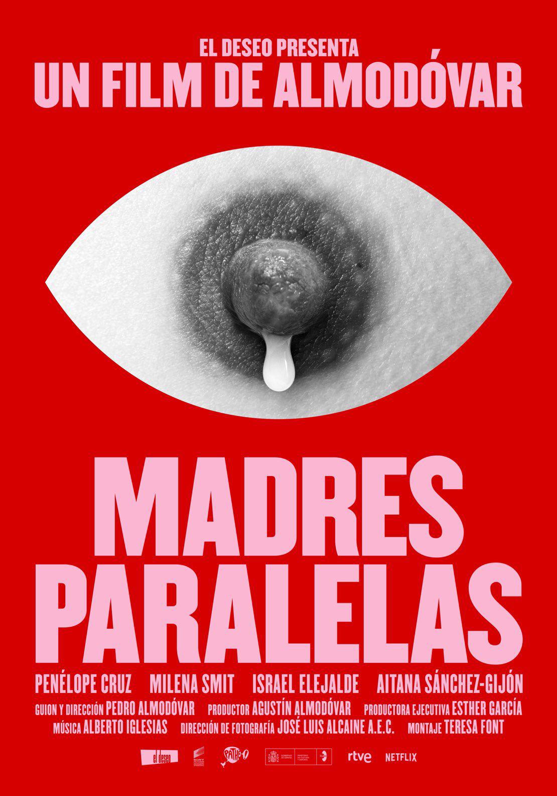 $!Presenta Pedro Almodóvar póster Madres paralelas