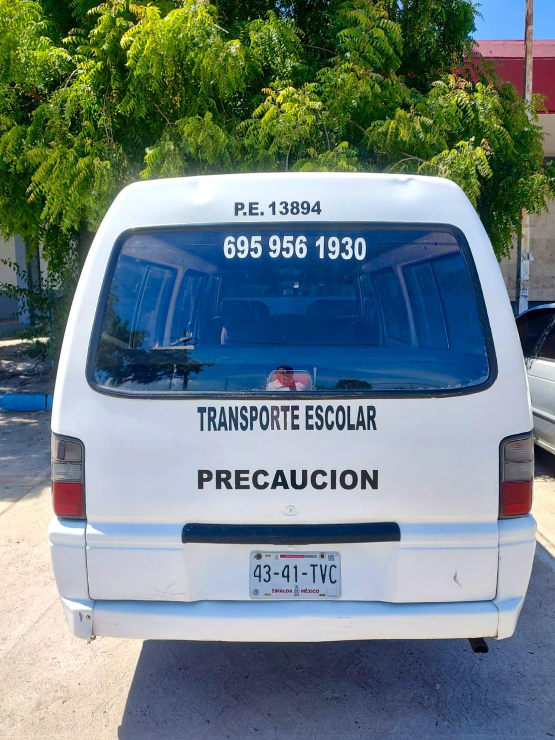 $!Revisan condiciones de transporte escolar previo al regreso a clases en Sinaloa