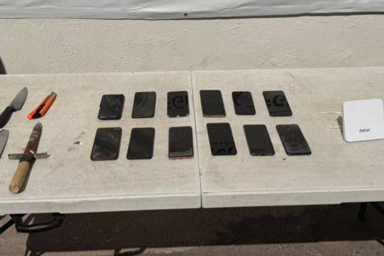 Aseguran equipo tecnológico tras segunda revisión al penal de Aguaruto, en Culiacán